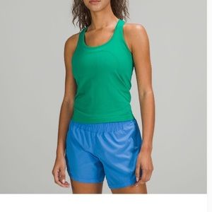 Emerald green lululemon swiftly tank racer length